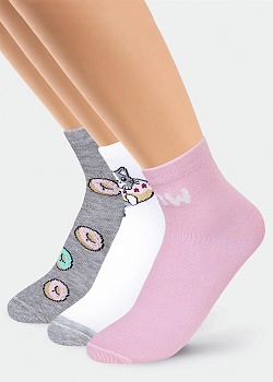 Носки цветные для девочек Clever 171988