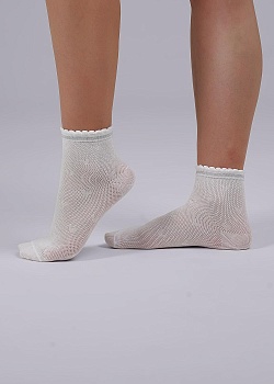 Носки ажурные для девочек Clever 178128