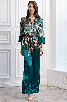 Пижама рубашка + брюки для женщин Mia-Аmore 185197