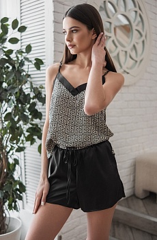 Пижама майка + шорты для женщин Mia-Аmore 178067