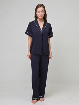 Пижама футболка + брюки для женщин Indefini 179746