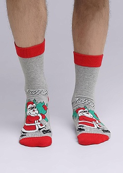 Носки цветные Новый год для мужчин Clever 177070