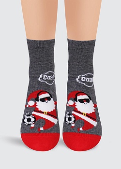 Носки цветные Новый год для девочек и мальчиков Clever 172801