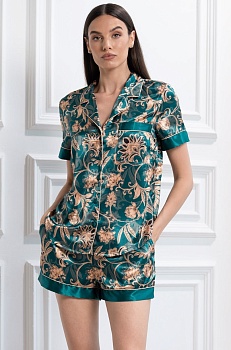 Пижама рубашка + шорты для женщин Mia-Аmore 179639