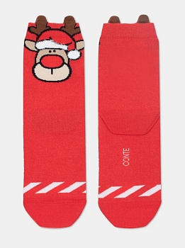 Носки цветные Новый год для женщин CONTE ELEGANT 179175