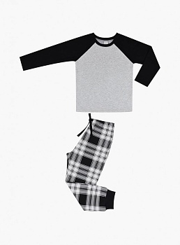 Пижама джемпер + брюки для мальчиков Indefini 177010