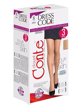 Колготки Conte Dress Code 8 (3 штуки) 179040