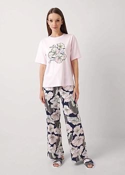 Пижама футболка + брюки для женщин Clever 179836