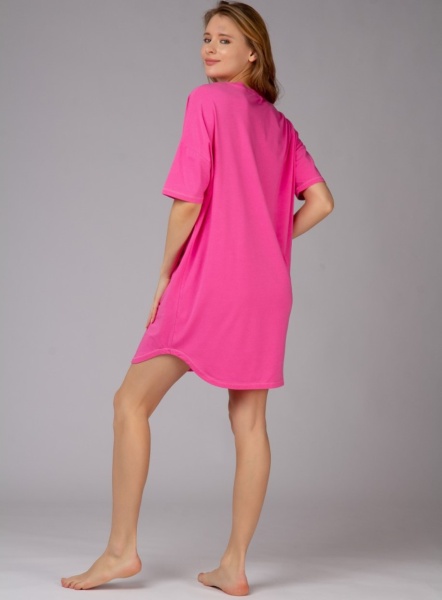 176998 Сорочка (КОР.рукав) INDEFINI SDX3169 (1)