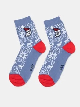 Носки цветные Новый год для женщин CONTE ELEGANT 176957