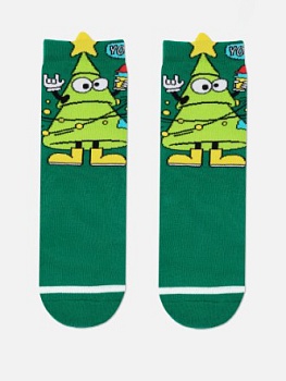 Носки цветные Новый год для девочек и мальчиков CONTE-KIDS 172632