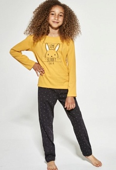 Пижама джемпер + брюки для девочек Cornette 170646