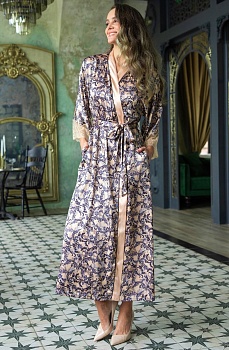 Халат длинный для женщин Mia-Аmore 179576