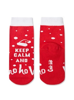 Носки цветные Новый год для девочек и мальчиков CONTE-KIDS 166204