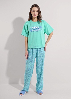 Комплект футболка + брюки для женщин Clever 180393