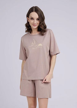 Пижама футболка + шорты для женщин Clever 178633