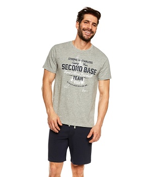 Пижама футболка + шорты для мужчин Rene Vilard 177537