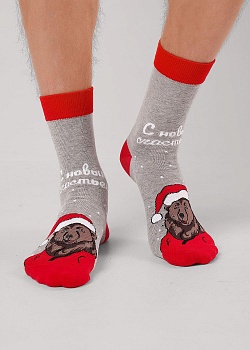 Носки цветные Новый год для мужчин Clever 185348