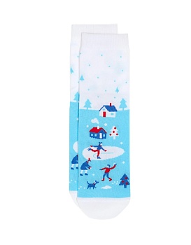 Носки цветные Новый год для женщин CONTE ELEGANT 185428