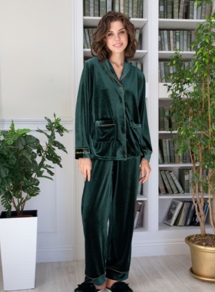 172966 Пижама (ДЛ.рукав+брюки) INDEFINI TCC2242