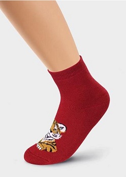 Носки цветные Новый год для девочек и мальчиков Clever 170470