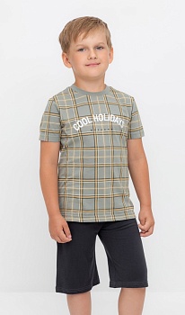 Пижама футболка + шорты для мальчиков CROCKID 184724