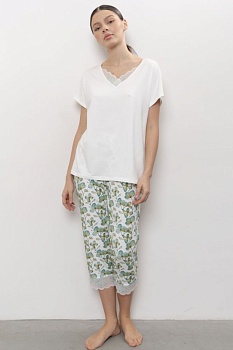 Пижама футболка + брюки для женщин Almando Melado 180494