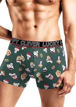 Трусы шорты Новый год для мужчин Clever 179381