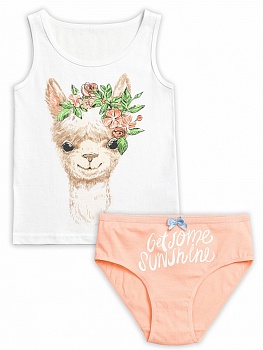 Комплект белья майка + трусы для девочек Pelican 162074